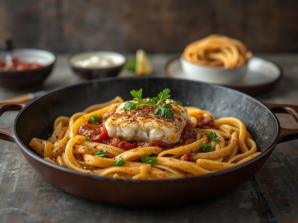 Sheet Pan Cod Pasta: Easiest One-Pan Dinner!