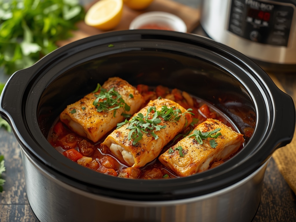 Slow Cooker Cod Wraps: Easy, Healthy &amp; Delicious!