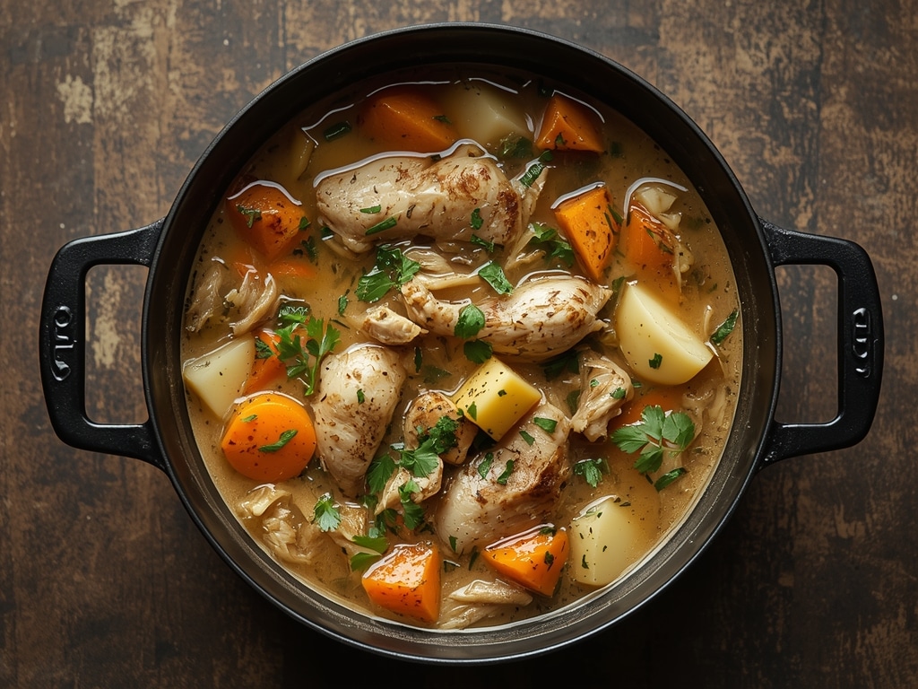 Skillet Turkey Soup: Easiest One-Pan Recipe EVER!