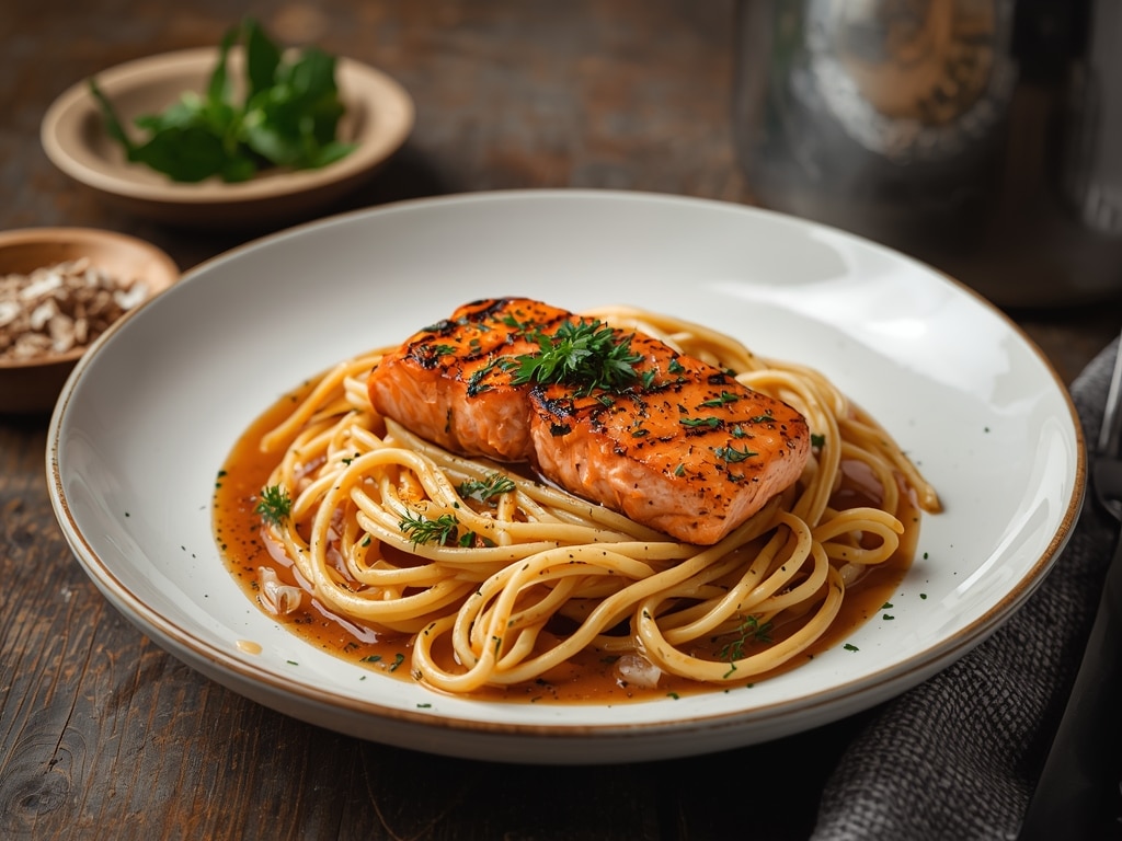 Grilled Salmon Pasta: The Easiest Weeknight Dinner