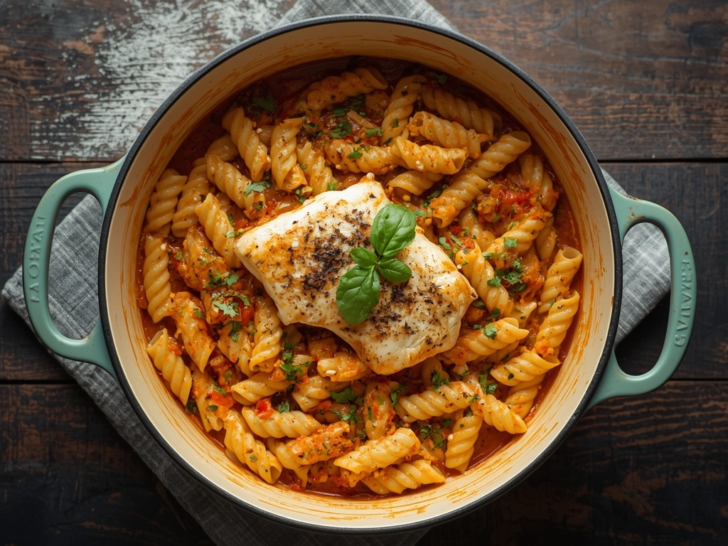 One Pot Cod Pasta: Easy Weeknight Dinner In 30 Minutes