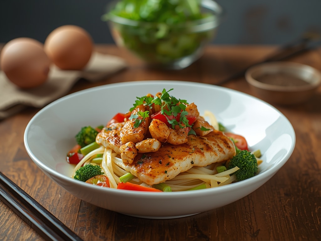 Stir Fry Cod Salad: Easy Recipe in 20 Minutes!