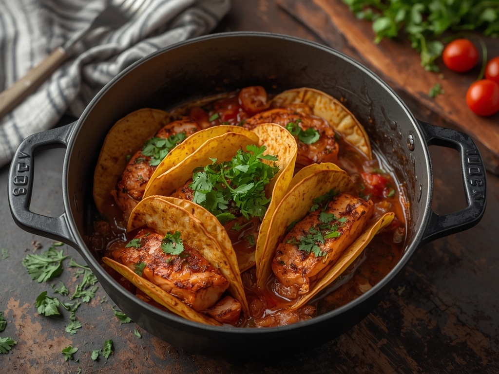 One Pot Salmon Tacos: Easiest EVER Recipe!