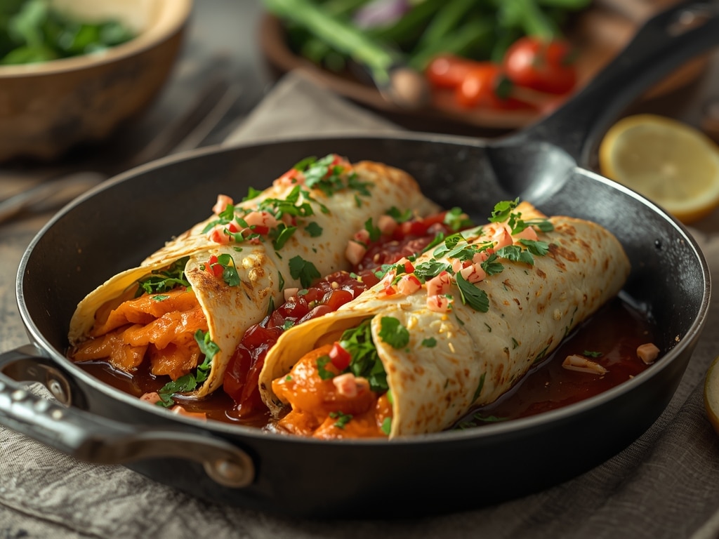 Skillet Salmon Wraps: Easy Recipe in 20 Minutes!