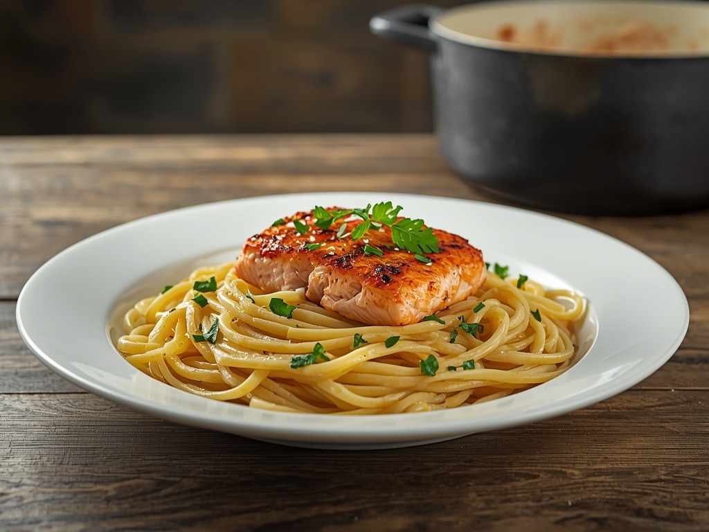 Grilled Salmon Pasta: The Easiest Weeknight Recipe