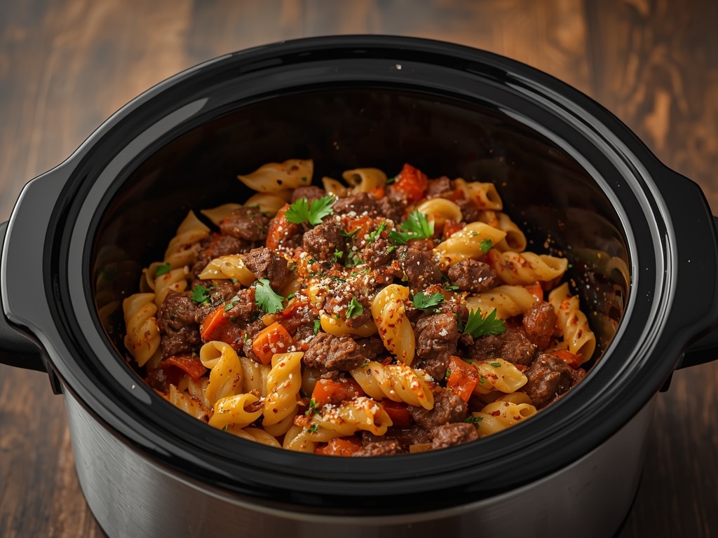 Slow Cooker Beef Pasta: The Easiest Weeknight Dinner